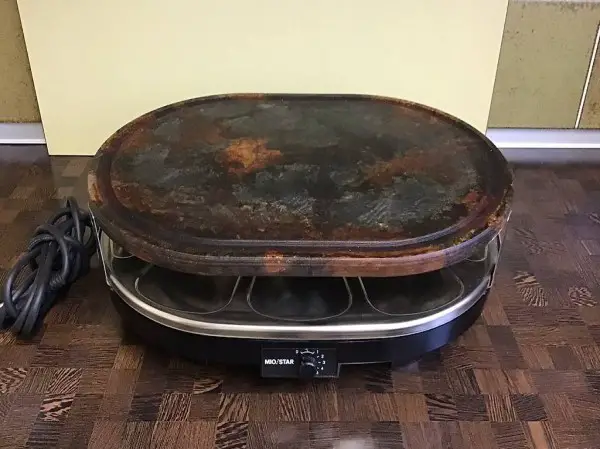 RACLETT-GRILLGERÄT MIT NATURSTEINPLATTE, IDEAL AUCH...