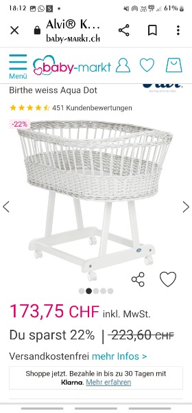 Wunderschöne baby stubenwagen