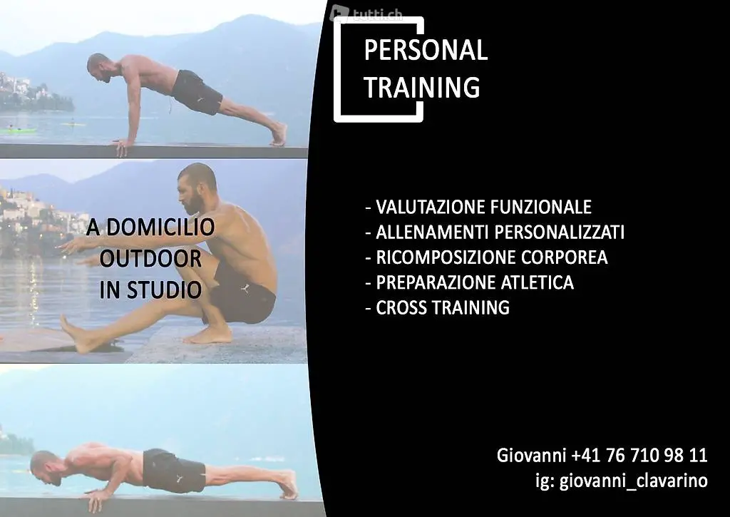 Personal trainer a domicilio o in studio