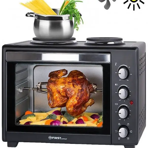  30 Liter 3200 Watt Mini-Backofen mit Kochplatten