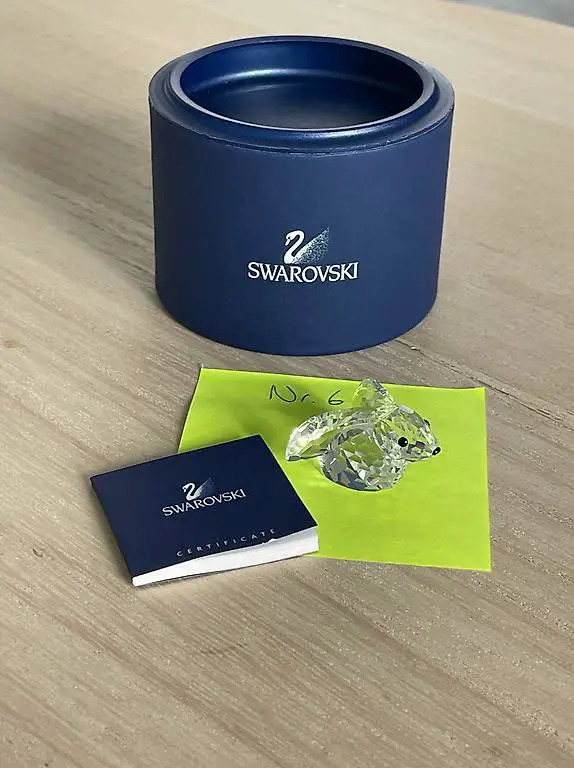 Swarovski Hase mit anliegenden Ohren 1997