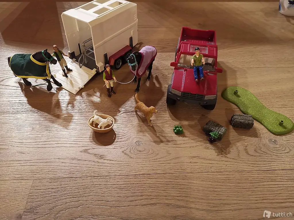 Schleich Horse club pick up mit horse box