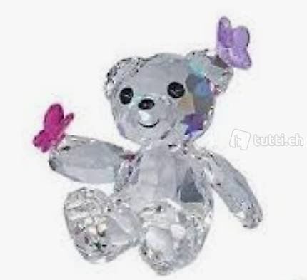 Swarovski Bär Kris mit Schmetterlingen