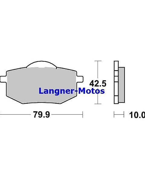 Bremsbelag SBS 616 HF Ceramic YAMAHA XV Virago 535 1987-1994