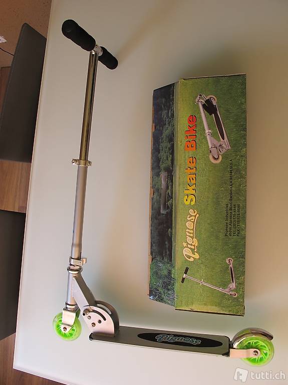 SCOOTER Original Pignose, Faltbar mit neuen LED Rädern