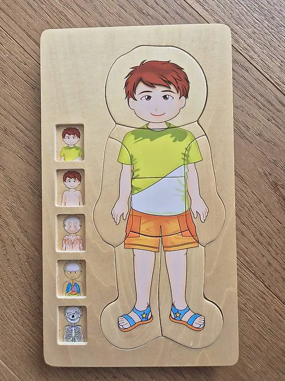 Holzpuzzle Körper