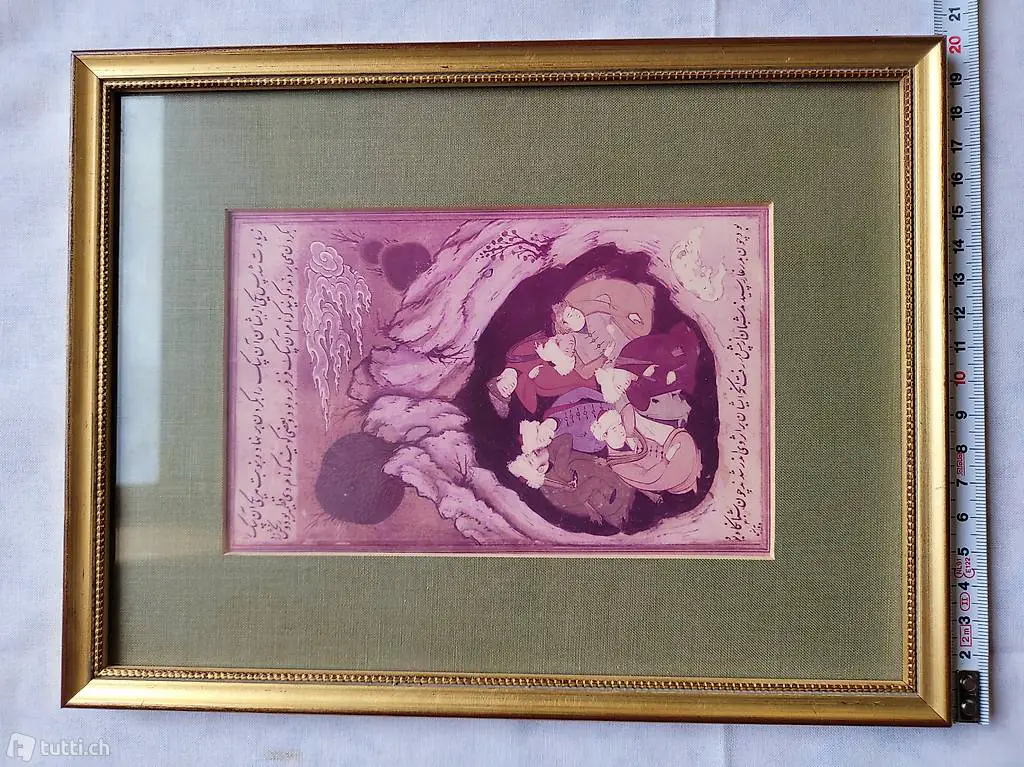 Bild Dessin Zeichnung Perse Les Sept Dormants peinture