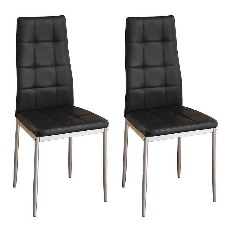 Esszimmerstuhl Marc 2er-Set schwarz