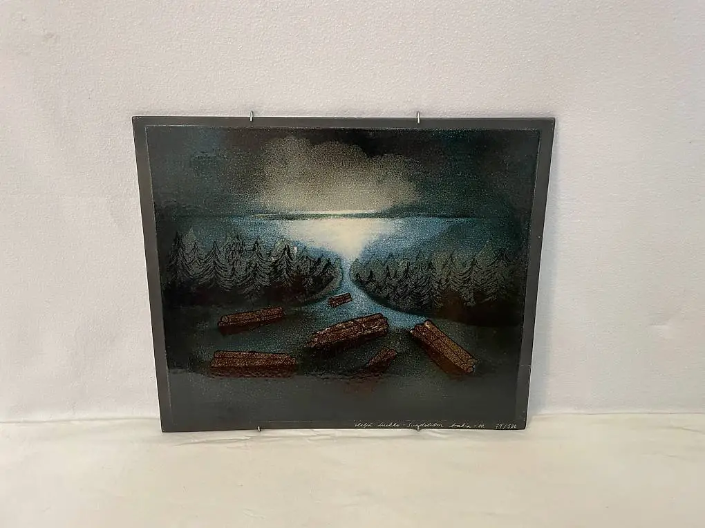 Porzellan Gemälde Arabia Finnland limitiert Porzellanmalerei