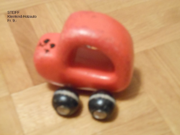 STEIFF Holzauto, Bären, Puppen, Puppenartikel antik