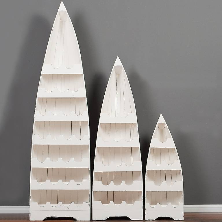 Weinregal Lio, Boat Mahagoni with wash, Mittelgross