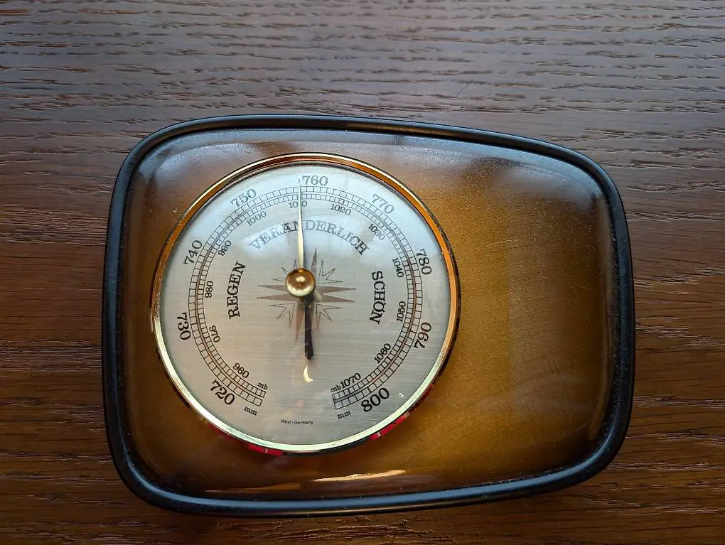 Original Antiquität Vintage Hygrometer