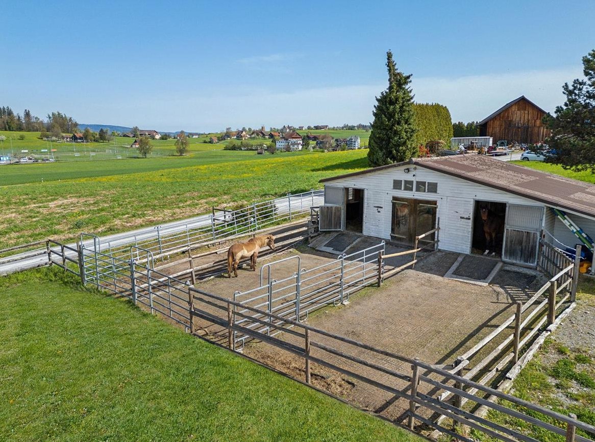 Selbstversorgerstall für maximal 4 Pferde