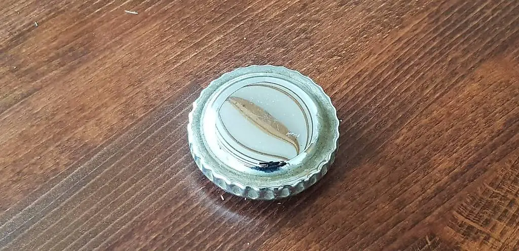 Mofa / Landmaschinen Tankdeckel aus Chrom (schöne Patina)