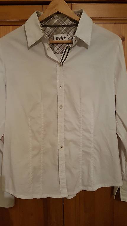 BASLER Langarmhemd weiss, Gr. 40