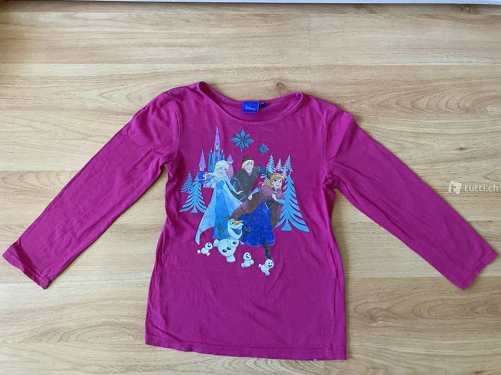 Langarm Shirt Grösse 116 Anna & Elsa