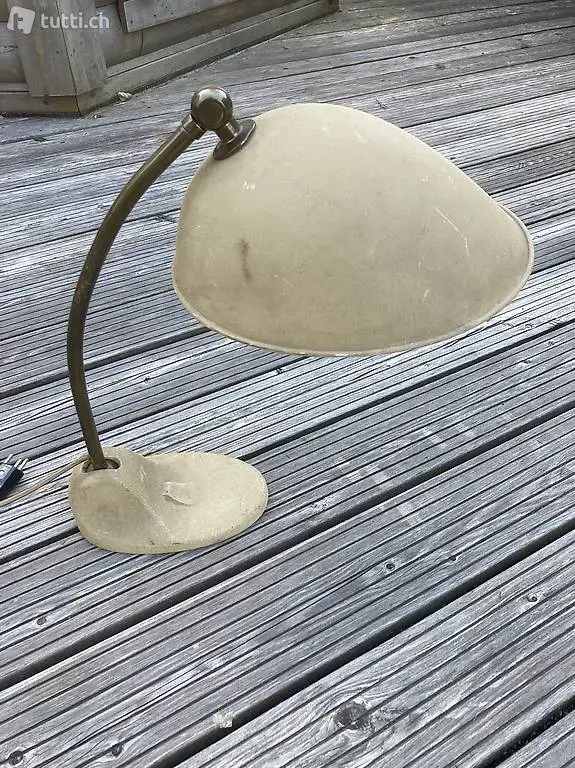 Lampe 50er Jahre BAG Turgi beige