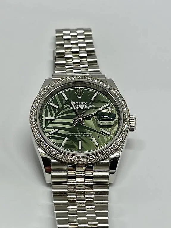 Rolex Datejust Palma Diamonds Full Set 126284rbr-0047