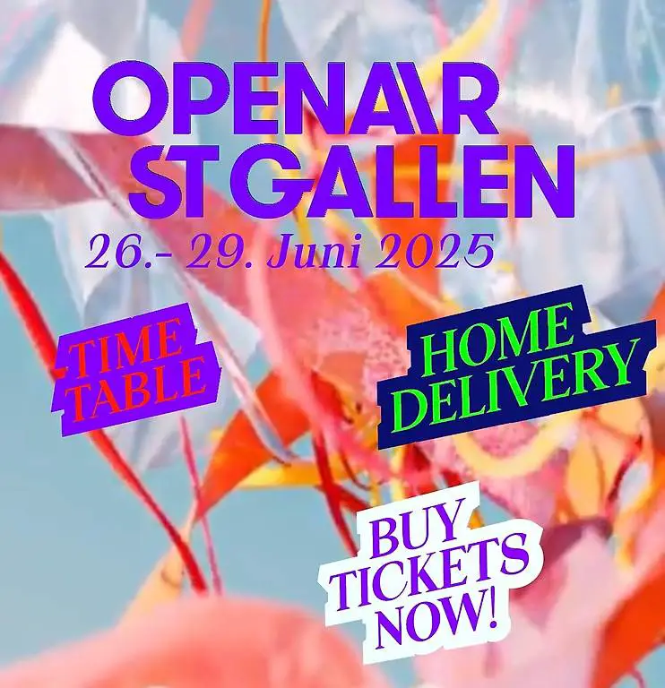 Openair St. Gallen 2 Stück 4 Tagespass