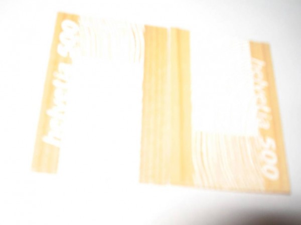 Briefmarken 2 postfrische Holzmarken