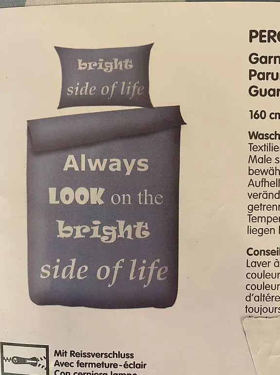 Micasa Perkal-Bettwäsche-Set 160x210 cm + 65x100cm., 2-tlg.