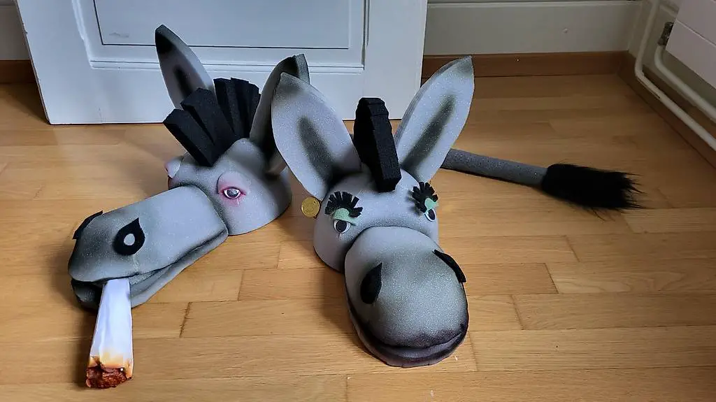 Esel Grinde für Fasnacht oder Geburtstagsparty