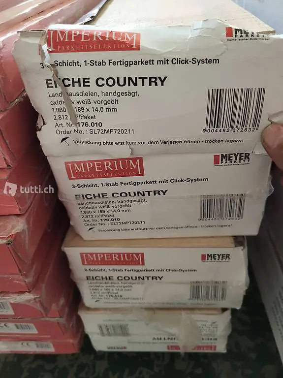  Parkett Restposte 10.20 m2 + 2.80 m2 ab austellung