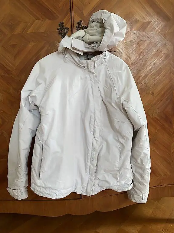 Winter Regen Jacke mit fleece in innerer Seite hell blau M