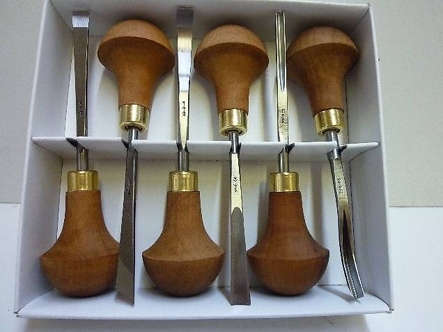 Mini Schnitzmesser Set von Pfeil 6-teilig fabrikneu