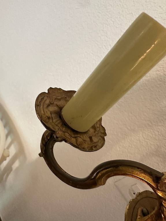 Kronleuchter Messing antik