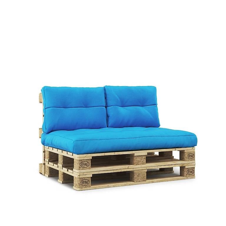 Palettenlounge MELIDE inkl. Kissen türkis