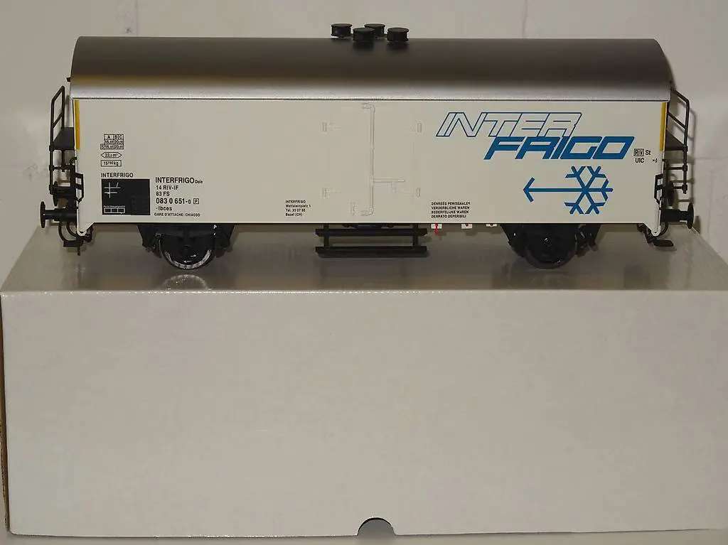 Spur 1 KISS Kühlwagen Interfrigo 083 0 651-0 SBB. Spur1.Neu