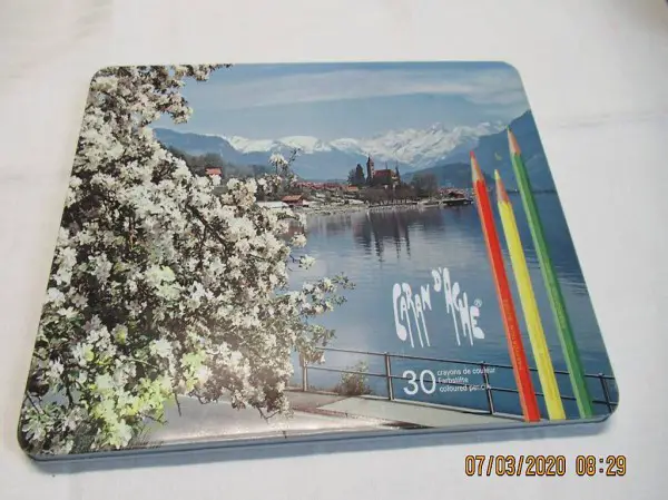  CARAN DACHE , CARAN D`ACHE, Farbstifftschachtel