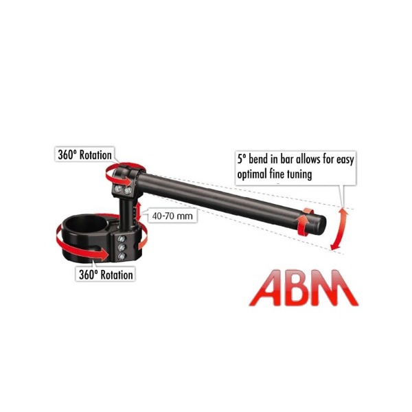 Demi-guidon ABM Multiclip version Sport