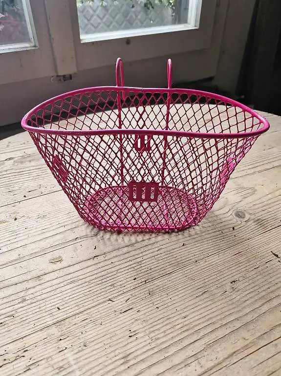 Fahrradkorb für Kinder pink SF
