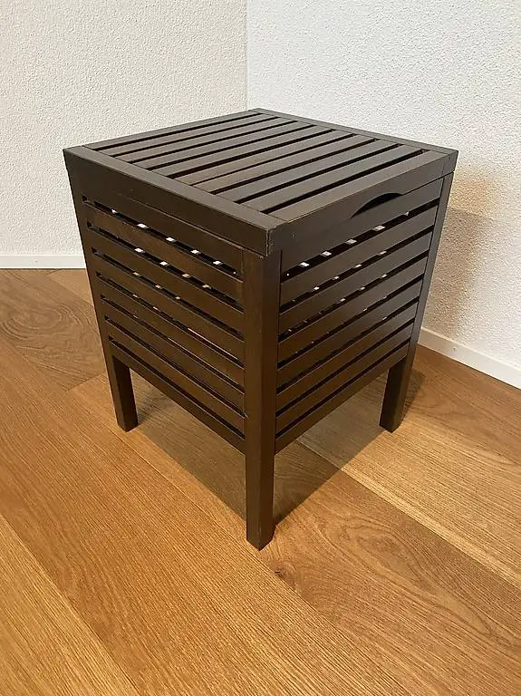 Wäschekorb Wäschetruhe Holz