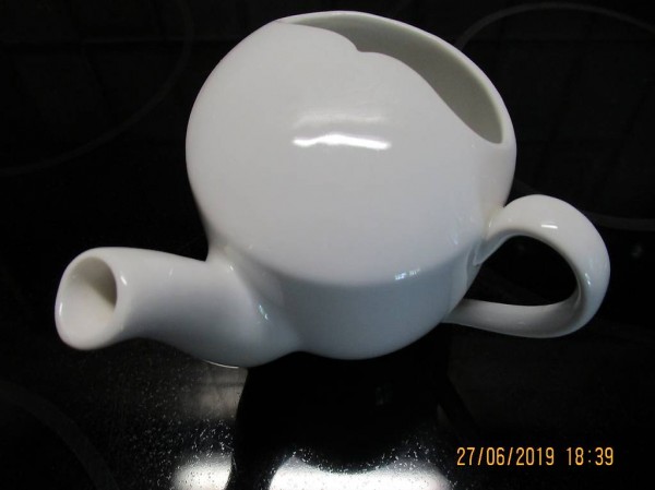  Schnabeltasse weiss, Porzellan Langenthal neuwertig