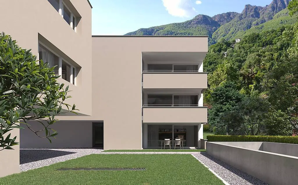Attico duplex a Monte Carasso con ascensore interno.