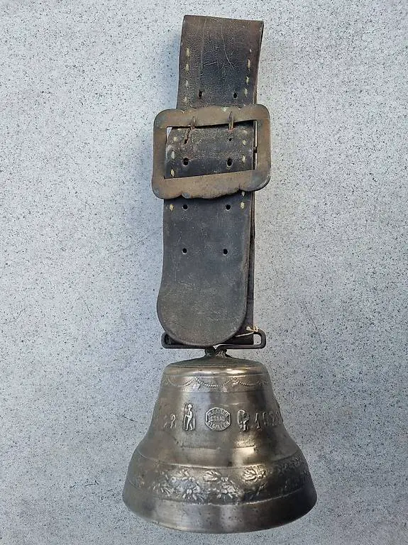 Kuhglocke Antik 1922 W. Egger Staad St. Gallen Kuhschelle