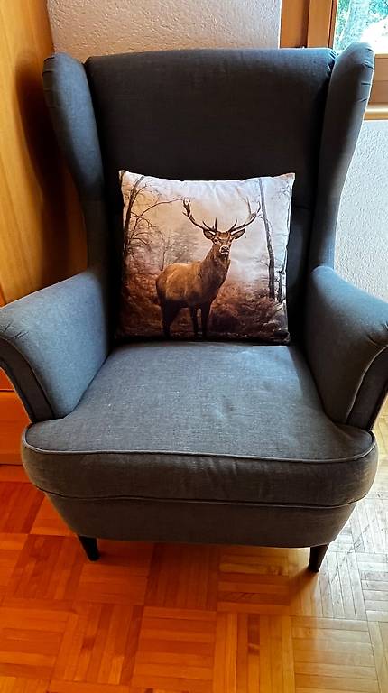 polstersessel ikea strandmon nordvalla dunkelgrau