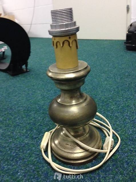 Lampenfuss / Leuchtenfuss aus Zinn - Vintage