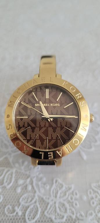 Michael Kors Damen Analog Quarz Uhr Edelstahl