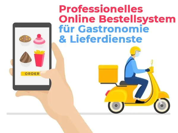 Ihre eigene Webseite für mit online Bestellung