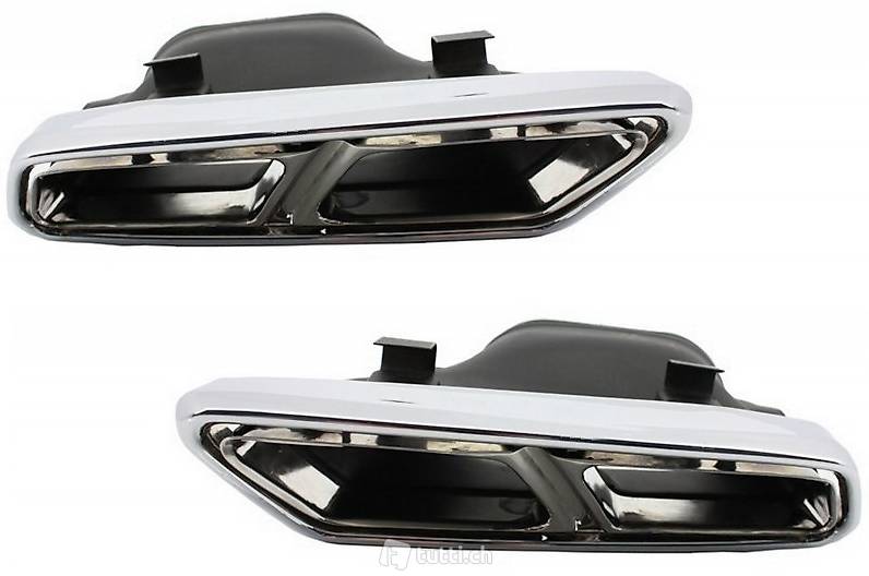  mercedes sl - auspuffblenden amg optik