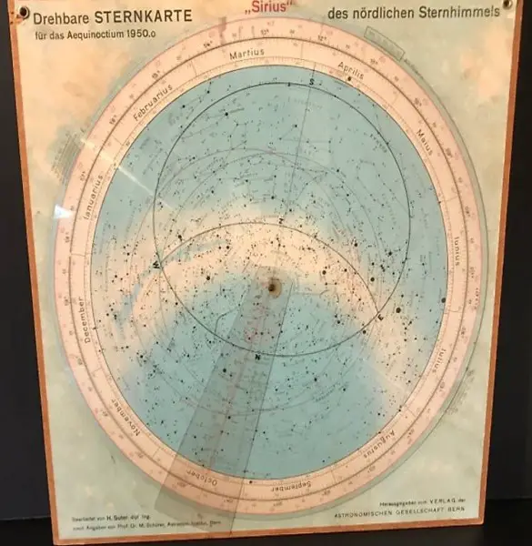 Drehbare Sternkarte, Sirius