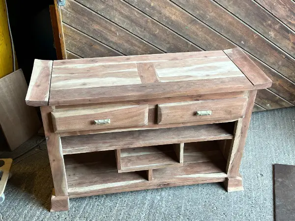 : ART 846: Meuble salon en teck sablé