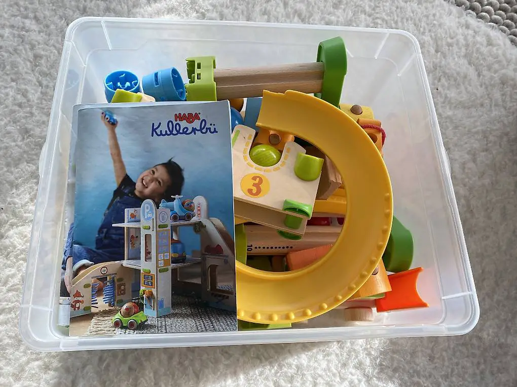 Haba Kugelbahn und Zug Spiel