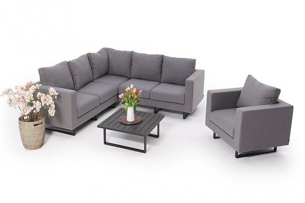  Outdoor Lounge Set gris