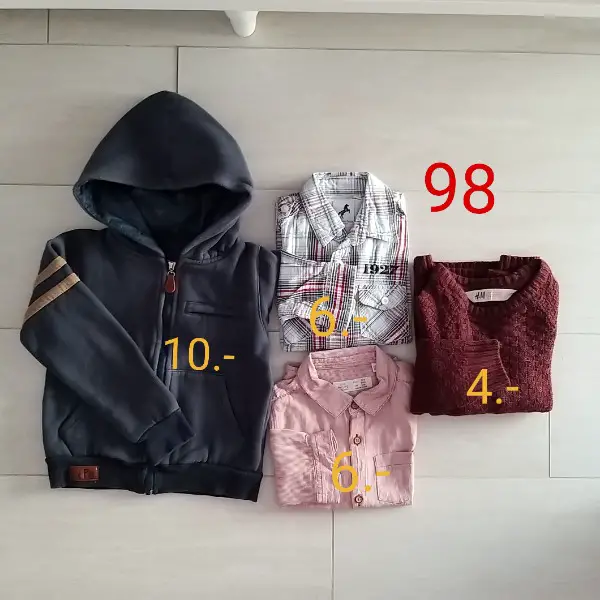 Habits garçon taille 98, 3ans