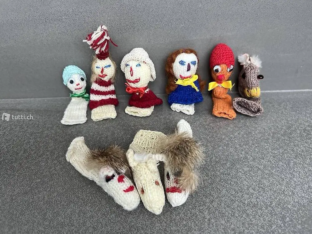 Fingerpuppen 9 Stück im Set oder einzeln
